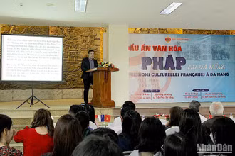 Chương trình Dấu ấn văn hóa Pháp tại Bảo tàng Đà Nẵng sáng 9/4.