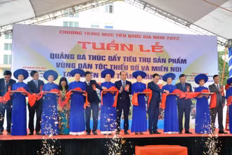 Khai trương “Tuần lễ quảng bá và thúc đẩy tiêu thụ sản phẩm vùng dân tộc thiểu số” tại huyện Bảo Thắng (Lào Cai).