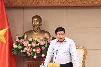 Phó Thủ tướng Nguyễn Chí Dũng phát biểu tại cuộc họp. (Ảnh: VGP)