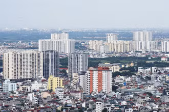 Một góc thành phố Hà Nội. (Ảnh Trần Hải) 