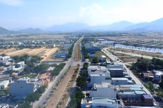 Một góc đô thị vùng tây bắc Hòa Vang. 