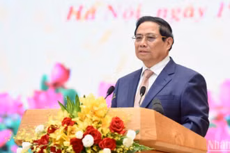 Thủ tướng Phạm Minh Chính chủ trì buổi gặp mặt.