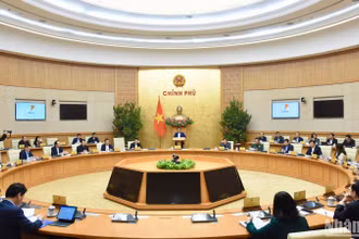 [Ảnh] Thủ tướng chủ trì phiên họp Chính phủ tháng đầu tiên của năm 2024