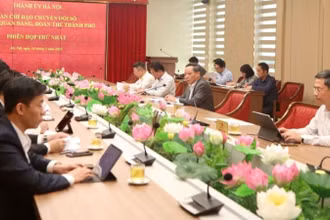 Quang cảnh hội nghị sáng 24/3.