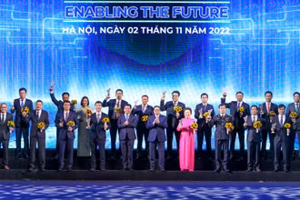 Lễ Công bố sản phẩm đạt Thương hiệu Quốc gia kỳ 8, năm 2022. 