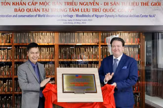 Mộc bản triều Nguyễn là tài liệu tin cậy quý giá cho nghiên cứu lịch sử Việt Nam