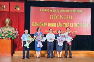 Các đồng chí được chỉ định tham gia Ban Chấp hành, Ban Thường vụ Đảng uỷ Khối các cơ quan Trung ương.