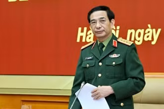 Đại tướng Phan Văn Giang phát biểu tại hội nghị. (Ảnh: chinhphu.vn)
