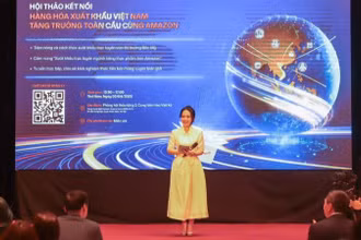 Hội thảo kết nối với chủ đề "Hàng hóa xuất khẩu Việt Nam - Tăng trưởng toàn cầu cùng Amazon".