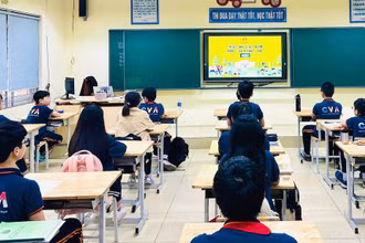 (Ảnh: Trường THCS Chu Văn An, quận Long Biên, Hà Nội)