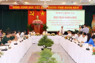 Hội thảo tăng cường kỷ luật, kỷ cương do Tỉnh ủy Đồng Nai tổ chức vào ngày 30/5/2022. (Ảnh minh họa)