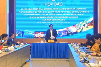 Bộ Kế hoạch và Đầu tư họp báo công bố hội nghị triển khai chương trình hành động của Chính phủ thực hiện Nghị quyết số 26-NQ/TW của Bộ Chính trị.