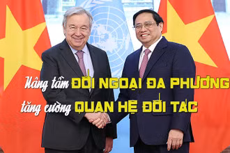 Nâng tầm đối ngoại đa phương, tăng cường quan hệ đối tác