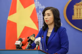 Người phát ngôn Bộ Ngoại giao Lê Thị Thu Hằng.