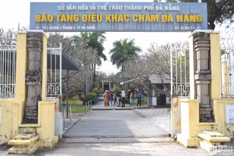 Bảo tàng Điêu khắc Chăm Đà Nẵng với lịch sử hơn 100 năm. (Ảnh ANH ĐÀO)