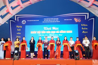 Thành phố Đà Nẵng khai mạc Ngày hội Văn hóa đọc 2025. (Ảnh: ANH ĐÀO)