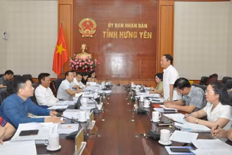 Đoàn công tác liên ngành Trung ương làm việc với UBND tỉnh Hưng Yên về quá trình triển khai thực hiện và xây dựng đề án sắp xếp đơn vị hành chính cấp xã trên địa bàn.