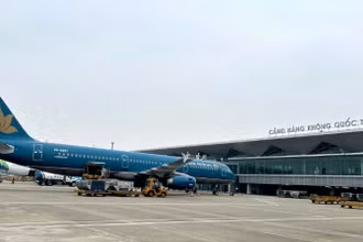 Sân bay Vinh hiện có công suất khai thác 3 triệu hành khách/năm.