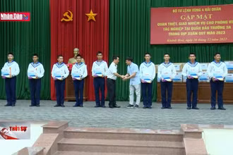 Vùng 4 Hải quân gặp mặt đoàn phóng viên đi tác nghiệp tại Trường Sa