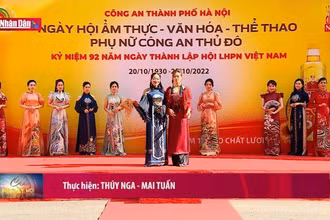 Ngày hội Văn hóa, thể thao phụ nữ công an Thủ đô