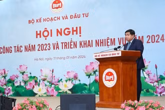 Bộ trưởng Kế hoạch và Đầu tư Nguyễn Chí Dũng. (Ảnh: Lê Tiên)