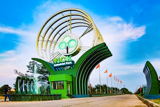 Khu công nghiệp sinh thái Nam Cầu Kiền (huyện Thủy Nguyên, Hải Phòng). (Ảnh: Phạm Hồng Điệp)