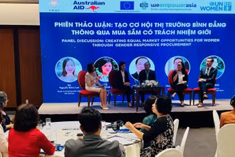 Đại diện các tổ chức, doanh nghiệp chia sẻ thông tin tại phiên thảo luận.
