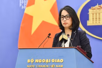 Người Phát ngôn Bộ Ngoại giao Việt Nam Phạm Thu Hằng.