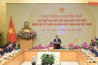 Quang cảnh buổi gặp mặt. (Ảnh: Trần Hải)