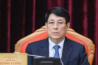 Đại tướng Lương Cường, Ủy viên Bộ Chính trị, Thường trực Ban Bí thư. (Ảnh: VGP/Nhật Bắc)