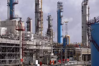 Cơ sở sản xuất khí đốt Statoil ở Kaarstoe, Na Uy. (Ảnh: AFP/TTXVN)