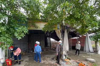 Ban Thực hiện cưỡng chế Ủy ban nhân dân huyện Ninh Giang, tỉnh Hải Dương đã tiến hành cưỡng chế, thu hồi đất đối với 4 hộ dân để thực hiện Dự án xây dựng khu dân cư mới phía nam xã Tân Hương.