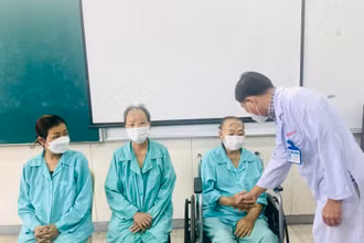 Các bệnh nhân phẫu thuật thành công tại Bệnh viện Chợ Rẫy. 