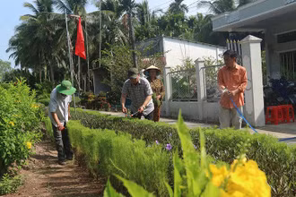 Phong trào xây dựng nông thôn mới kiểu mẫu lan tỏa mạnh mẽ tại tỉnh Sóc Trăng.