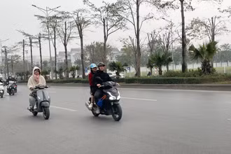 Khu vực Hà Nội từ đêm 12/4 trời chuyển lạnh. Ảnh minh họa: Đ.T
