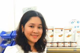Chị Chau Ngọc Dịu, người sáng lập thương hiệu mật thốt nốt Palmania.