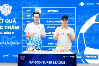 Đại diện các đội bóng tham gia bốc thăm thi đấu