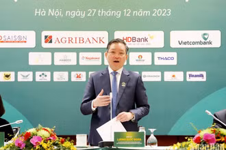 Ông Lương Quốc Đoàn tái đắc cử Chủ tịch Trung ương Hội Nông dân Việt Nam khóa VIII. (Ảnh: THANH TRÀ)