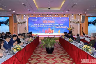 Đại diện các sở, ban ngành trong tỉnh tại hội nghị.