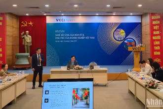 Các doanh nghiệp cần nâng cao năng lực thích ứng, sức chống chịu nhằm vươn lên trong chuỗi thương mại toàn cầu. (Ảnh: MINH DŨNG)
