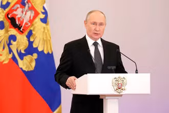 Tổng thống Nga Vladimir Putin. (Ảnh: VEDOMOSTI.RU)
