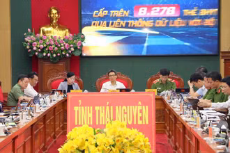 Phó Thủ tướng Vũ Đức Đam chủ trì hội nghị giao ban tại điểm cầu tỉnh Thái Nguyên.