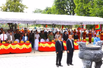 Quang cảnh buổi lễ.
