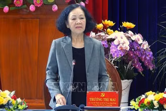 Trưởng Ban Tổ chức Trung ương Trương Thị Mai. (Ảnh:TTXVN)