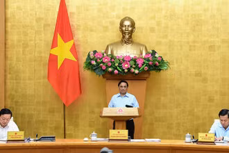 Thủ tướng Phạm Minh Chính dự và chủ trì phiên họp.