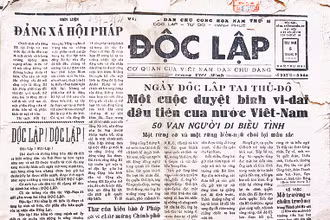 Báo Độc Lập, cơ quan tuyên truyền, tranh đấu, nghị luận của Việt Nam Dân chủ đảng trong Mặt trận Việt Minh, số 237, ra ngày 5/9/1946.