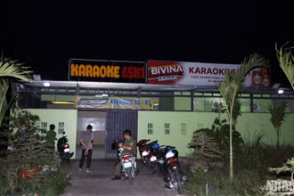 Quán karaoke 65K1 - Nơi các đối tượng tổ chức sử dụng trái phép chất ma túy bị cơ quan chức năng phát hiện bắt giữ.