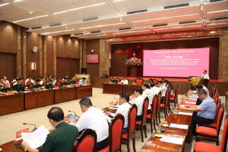 Quang cảnh hội nghị trao đổi chiều 3/7.