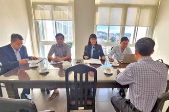 Cơ quan chức năng tỉnh Lâm Đồng làm việc với đại diện Tạp chí điện tử Thương hiệu và Công luận.