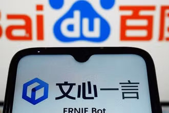Theo Baidu, Ernie là một mô hình ngôn ngữ lớn do AI cung cấp được giới thiệu vào năm 2019. (Nguồn: Getty Images)